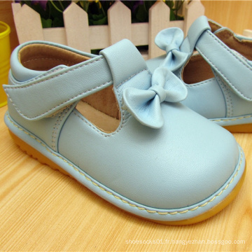 Light Blue Bow Squeaky Shoes